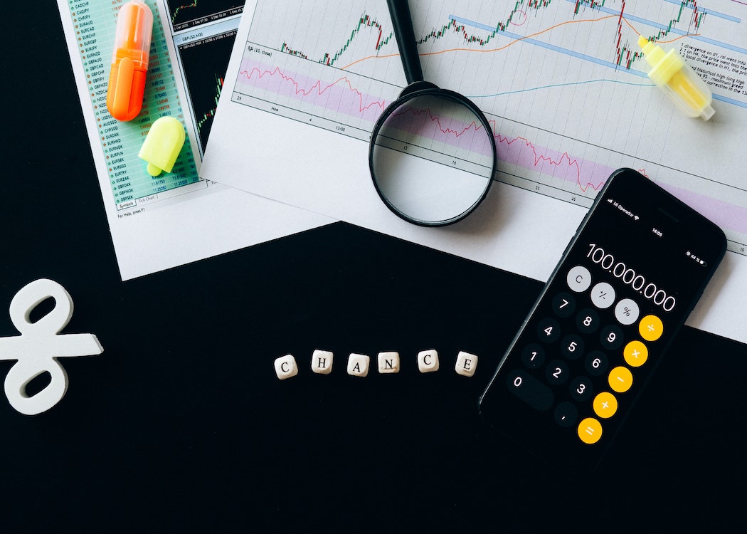 Currency symbols on a trading screen