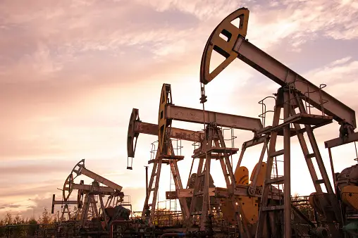 Oil and gas production site